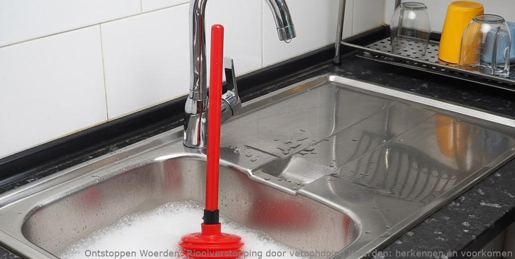 Rioolverstopping door vetophoping Woerden: herkennen én voorkomen